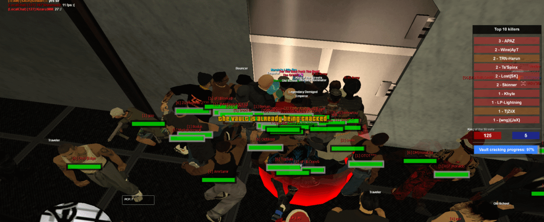 Criminals about to boom the BANK VAULT