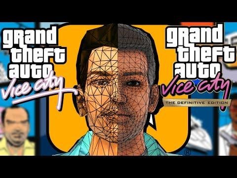 Grand Theft Auto Vice City Tommy Vercetti Comparison – Original vs Definitive