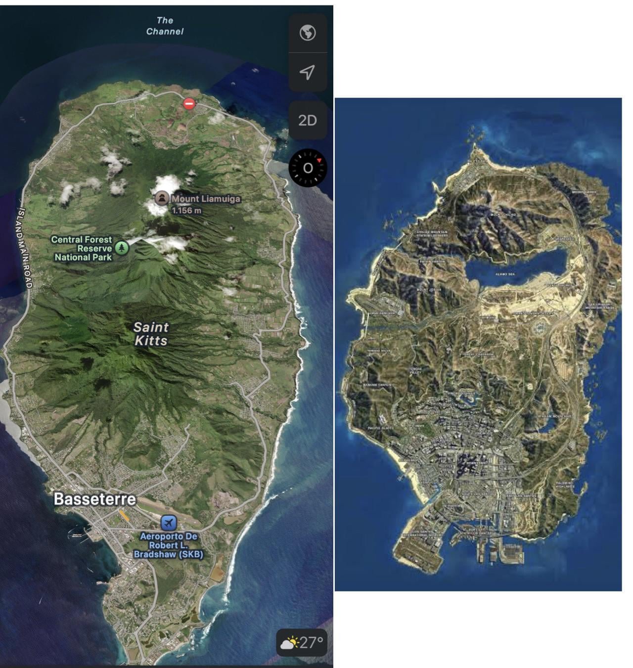 It’s so Fucking Curious how GTAV map is Based in Island of San Kittis.