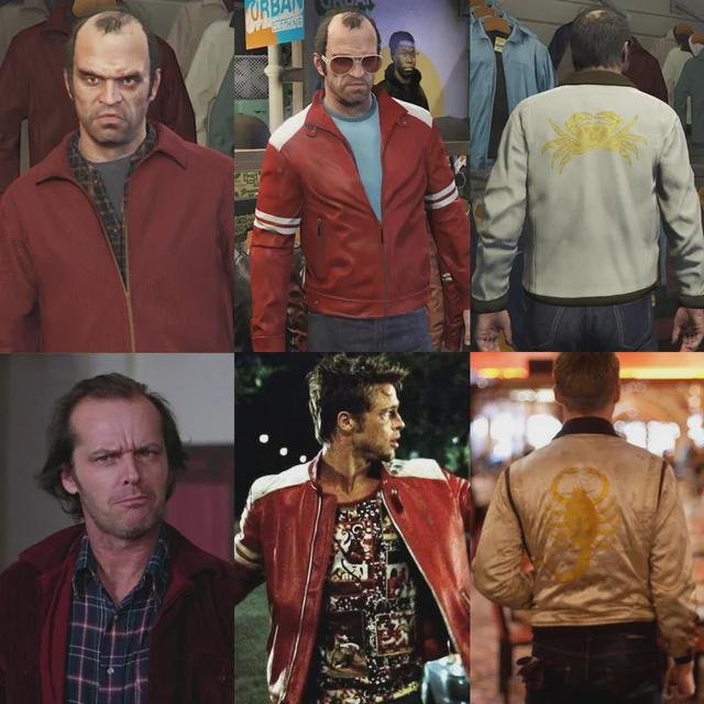 Why Trevor is the only one who got clothes from the movies? Is he a geek?