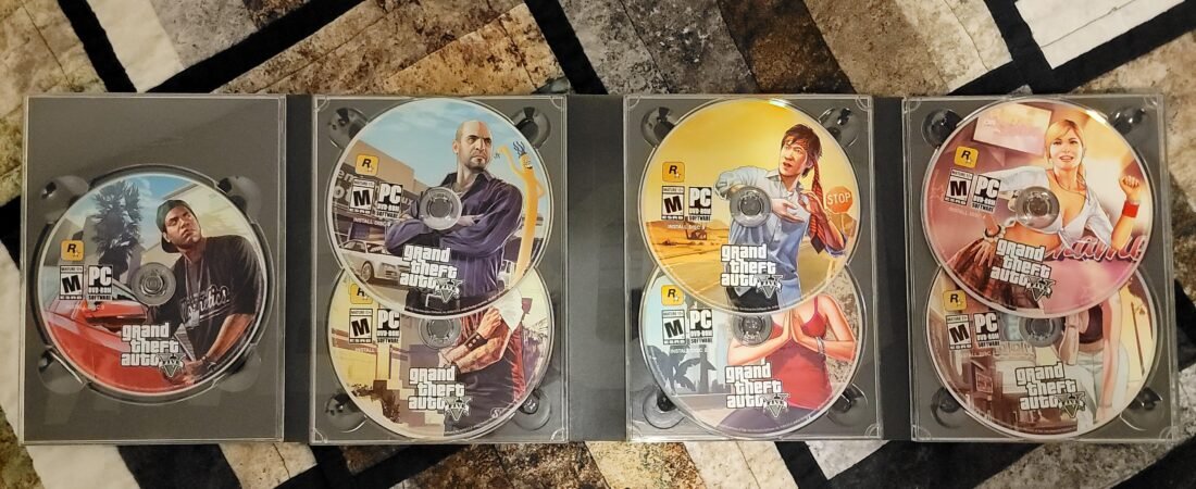 Crazy to think that GTA 5 had 7 Disks on PC