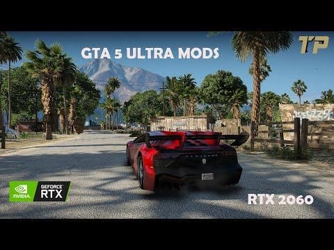 GTA 5 Mods – Breathtaking Ultra Realistic Graphics Mod And Custom Car Mod With Lighting On RTX2060