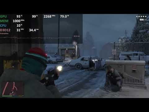 GTA V Enhanced Ray Tracing on AMD Ryzen AI Max+ 395 w. Radeon 8060S iGPU