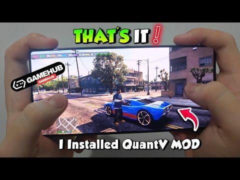 GTA V | HOW to Install QuantV MOD On Mobile❓
