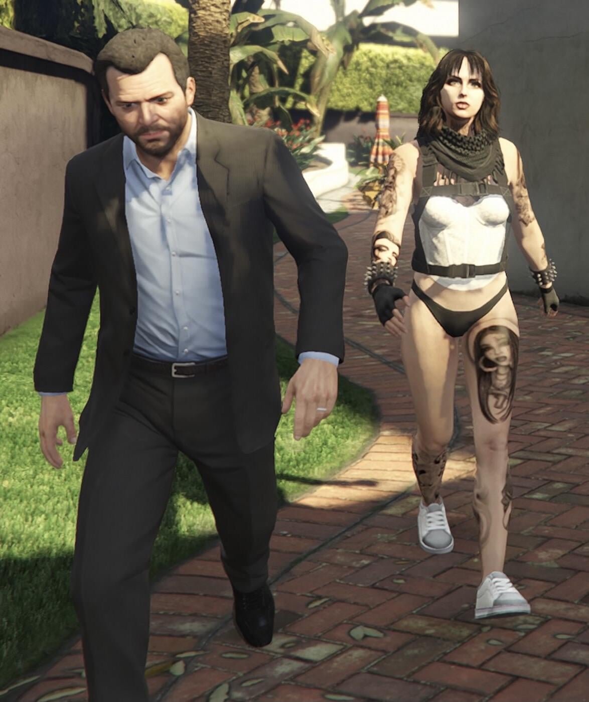 I found Michael with my online character