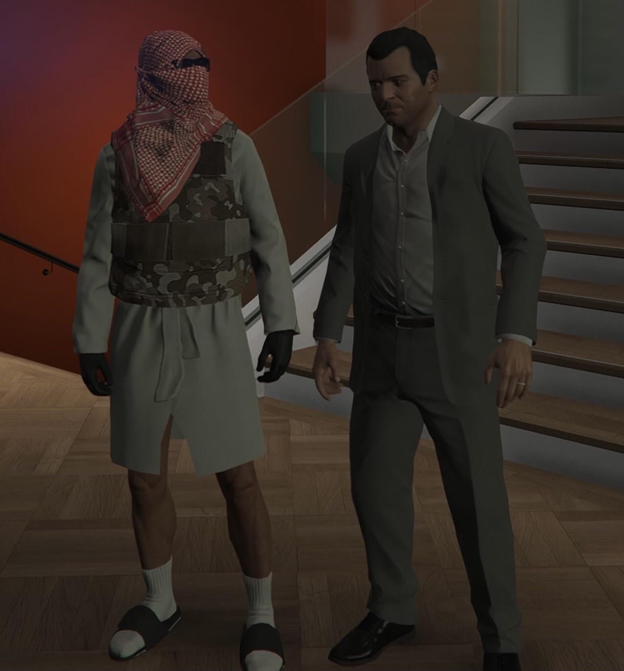 Linked up with Michael