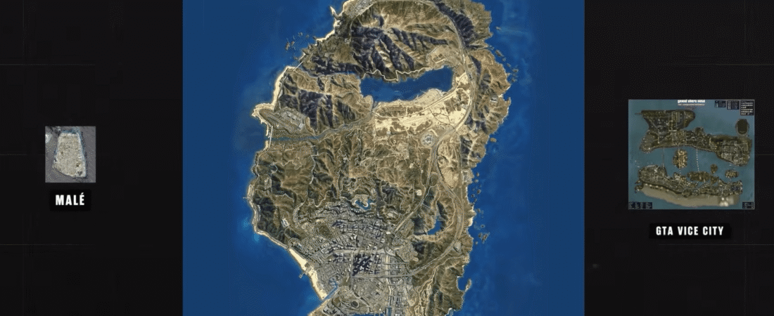 Male, Maldives compared to Vice City and Los Santos – from the latest RealLifeLore video