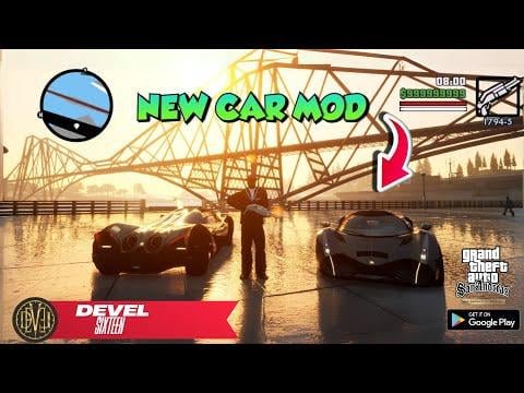 NEW CAR MOD | DEVEL SIXTEEN | GTA SA Definitive Edition Mobile 😱😱😱