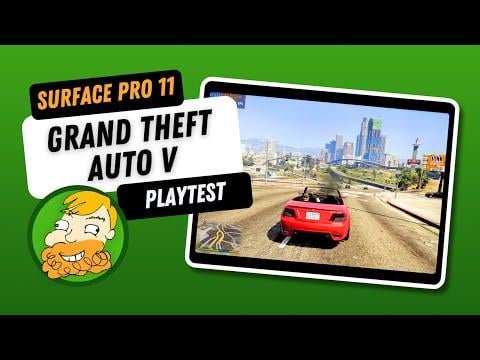 Surface Pro 11 Gaming – Grand Theft Auto V (Five) – Playtest