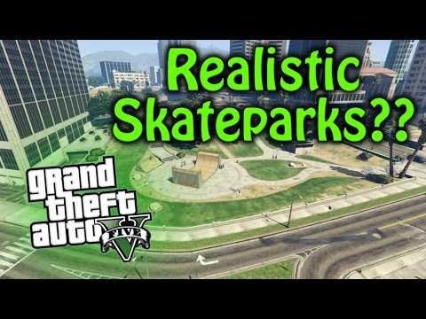 Examining the skateparks in GTA V!