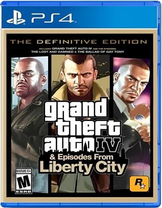 ” GRAND THEFT AUTO IV EPISODES FROM LIBERTY CITY The Definitive Edition ” PS4 AND PS5!! : ROCKSTAR GAMES