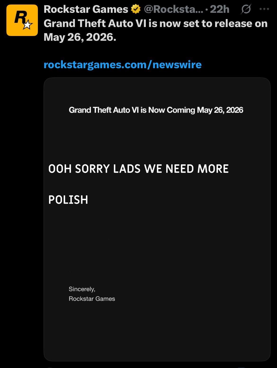 Thank you Rockstar, very cool