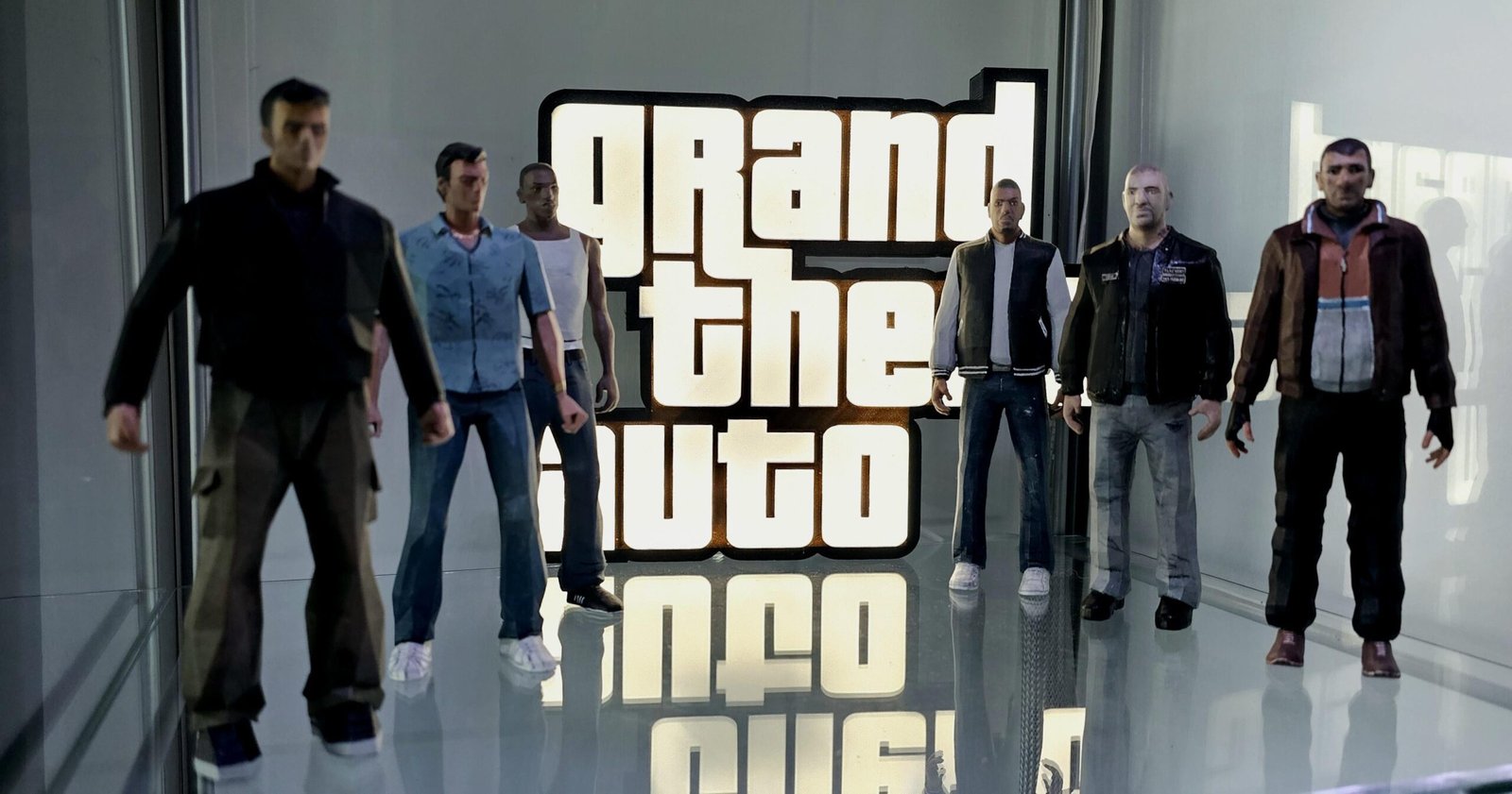 Custom 3D Printed/Painted GTA Character Display