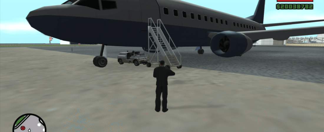 Did you know you can use the baggage to carry stairs to the at-400 in San Andreas?