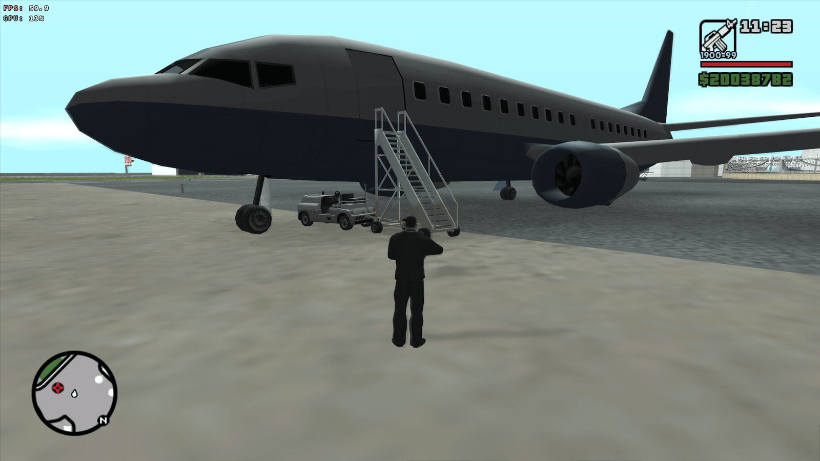 Did you know you can use the baggage to carry stairs to the at-400 in San Andreas?