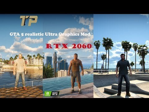 GTA 5 Mods – NVE Ultra Graphics Gameplay And Realistic Vegetation With Ray Tracing On RTX2060