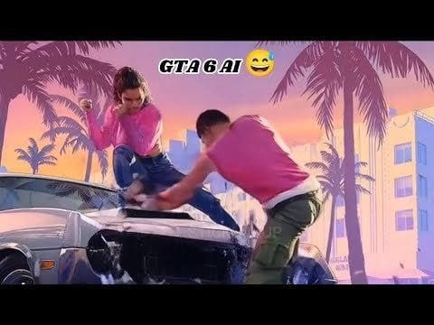 Here is your gta 6 trailer 2 Made by Ai