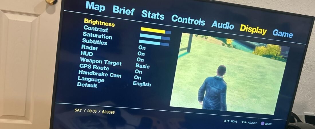 I recently got back into GTA IV for the 90th time WHAT ARE YOUR BRIGHTNESS CONTRAST SATURATION SETTINGS?