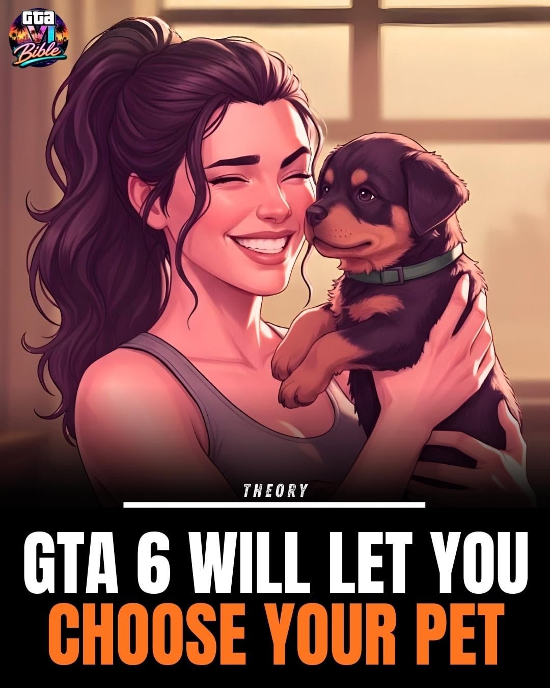 NEW: Players might be able to choose, raise, and bond with their own pet in GTA 6! Fans are speculating everything from training and customization to pets reacting to your actions in the open world, another step toward making GTA 6 feel more alive than ever! What do you think? 🤯