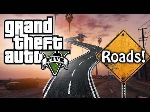 So I examined the roads and highways in gta v