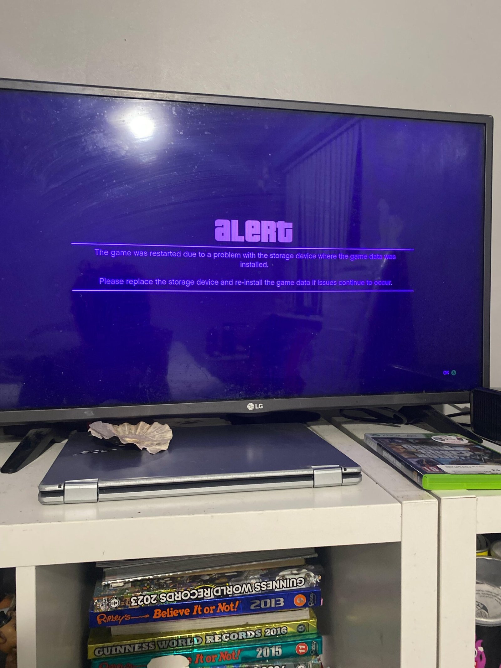 Bought this for Xbox 360 and got this error, help