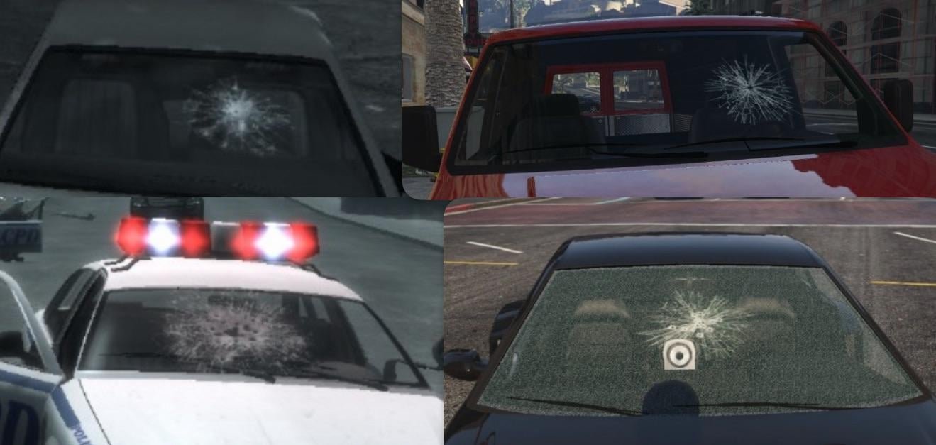 Do you think the bullet impacts in GTA4 are more realistic than in 5?