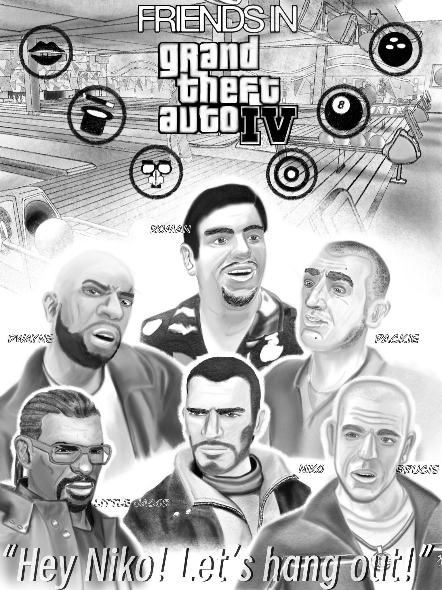 “Friends in GTAIV”