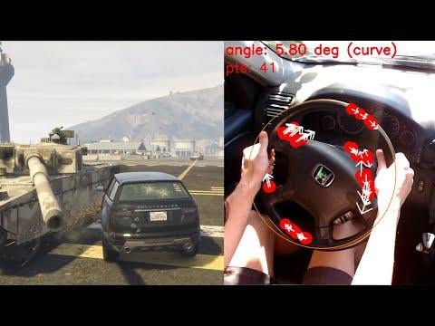 GTA V Controlled with a car