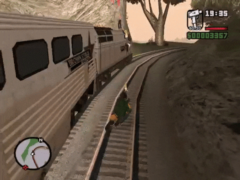 Smoke: all we had to do was follow the damn train CJ.