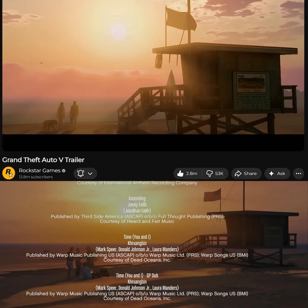 Loved how the last in game shot of the end credits, is at the same place as the opening shot of First Trailer.