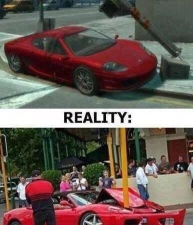 GTA physics vs. real life physics is a brutal reality check